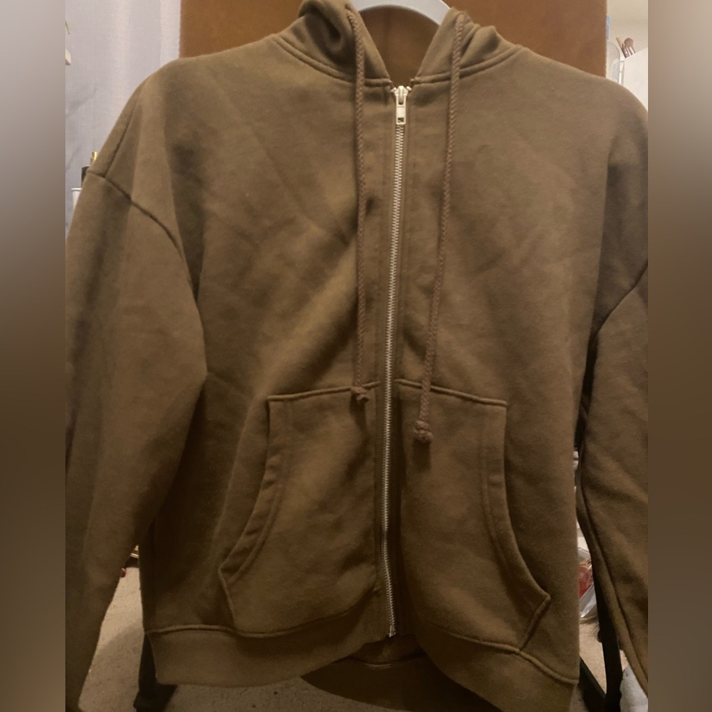 Brown with silver design jacket